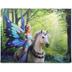 Placa de lienzo Realm Of Enchantment de 25x19 cm de Anne Stokes