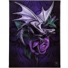 19x25cm Dragon Beauty Canvas Plaque by Anne Stokes