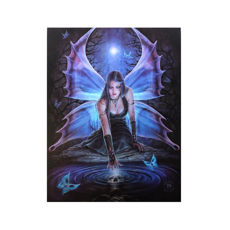 19x25cm Immortal Flight Canvas Plaque by Anne Stokes