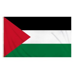 Large Palestine Flag  5x3 FT 100% Polyester With Eyelets FAST DISPATCH