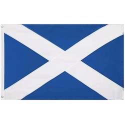 Scotland Scottish St.Andrews Cross White Blue Country Sports Party Flag 5x3