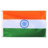 India Country Flag Sports Culture Day Green White Orange Flag With Eyelets 5x3"