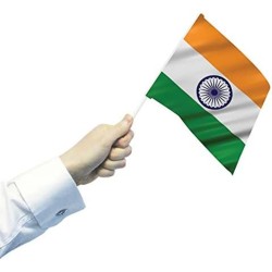 India Country Flag Cricket Sports Independace Day Hand Table Party Decor Flag