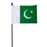 Pakistan Crescent Moon Star Green White Country Sports Independace Day Hand Flag