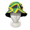 Teens Adult 90s Jamaica Flag Reversible Bucket Fisherman Summer Carnival Sun Hat