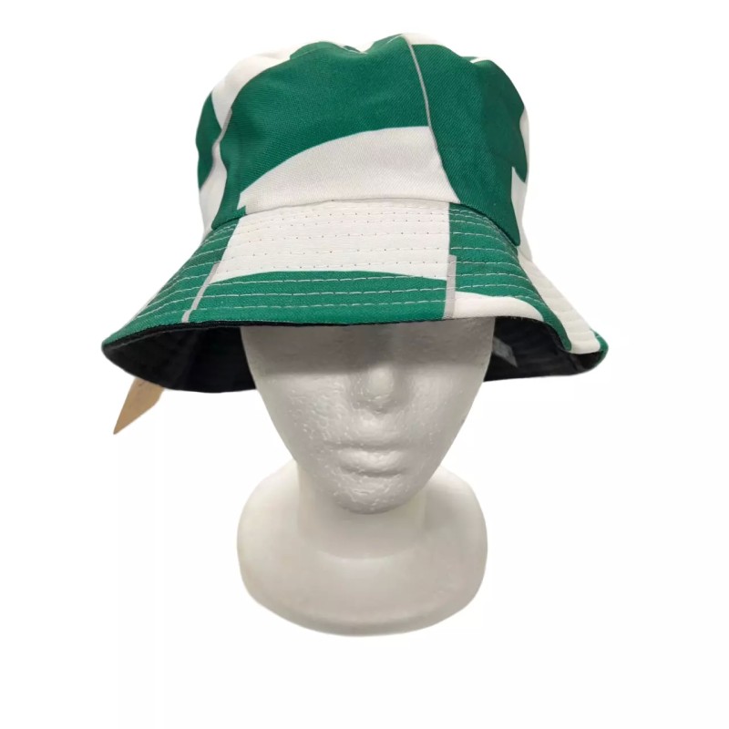 Teens Adult 90s Nigeria Flag Reversible Bucket Bush Fisherman Sun Summer Hat