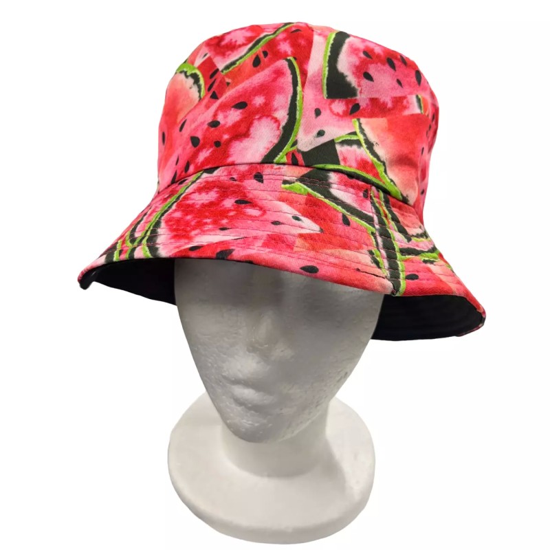 Unisex Teens 90s Adult Watermelon Melon Summer Bucket Fisherman Sun Hat Gift