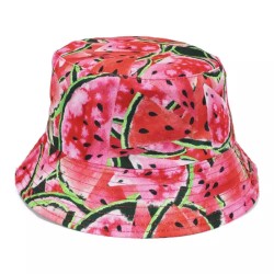 Unisex Teens 90s Adult Watermelon Melon Summer Bucket Fisherman Sun Hat Gift