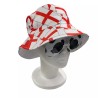 England George Flag Red White Bucket Hat & Football Sunglasses Euro Fancy Dress