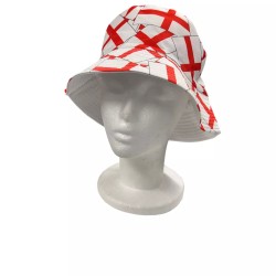 England George Flag Red White Bucket Hat & Football Sunglasses Euro Fancy Dress