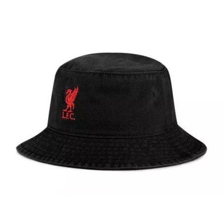 Official Liverpool Football Crest BLACK Bucket Summer Sun Hat Fathers Day Gift