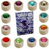 12 Pairs Caflon Titanium Assorted Birthstone Ear Piercing Studs Regular Size 4mm