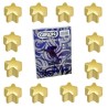 12 Pair Caflon Gold Plated Plain Star Shape Ear Piercing Studs Small MINI