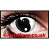 Yin Yang Design Classic Contact Lenses