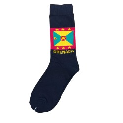 Mens Trinidad St Lucia Grenada Guyana Jamaica Rasta Reggae  Festival Flag Socks