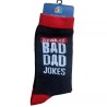 Mens Fathers Day Grandads Birthday Funny Novelty Socks King Of Napping Dad Jokes