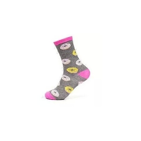 Womens Girls Funky Dog Owls Donuts Watermelon Socks Stocking Filler Secret Santa