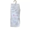 Elle Girls 3 Pack White Grey Floral Everyday Socks Age 2-3 Years Shoe Size 6-8.5