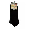 6 Pair Mens Performax Black Cotton Trainer Liner Sports Big Foot Socks 11-14