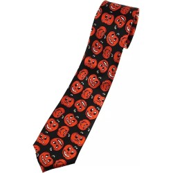 Assorted Halloween Pumpkin Web Skulls Punk Skinny Smart Fancy Dress Neck Ties