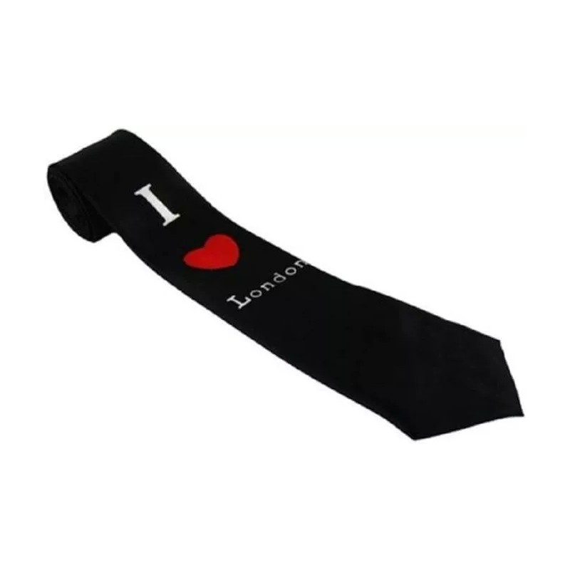 Mens Womens Unisex I Love London Fancy Dress Party Skinny Neck Tie Sovenier Gift