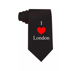 Mens Womens Unisex I Love London Fancy Dress Party Skinny Neck Tie Sovenier Gift