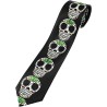 Halloween Goth Emu Fancy Dress Mexican Day Of The Dead Sugar Skulls Skinny Tie