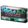 ColourVUE Lentilles de Contact Colorées Crazy Halloween Bleu Ciel Utilisation 1 Jour