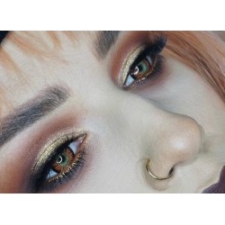 ColourVUE Lenti a contatto colorate Crazy Halloween da 1 giorno Twilight Brown