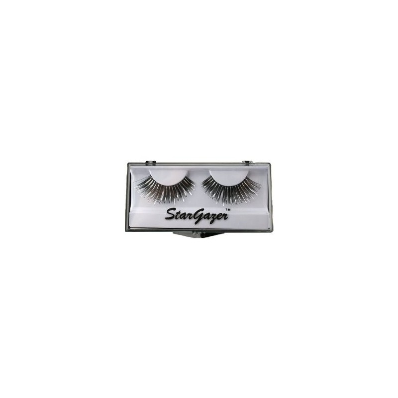 Stargazer Reusable False Eyelashes Black & Silver Foil 4 