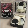 Kit de voyage de trempage pour stockage de lentilles de contact Black Cat