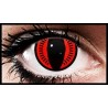 (Tenue 90 jours) Lentilles de contact colorées Naruto Anime Nine Tails