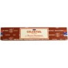 Confezione celeste da 15 grammi di bastoncini di incenso Satya Nag Champa