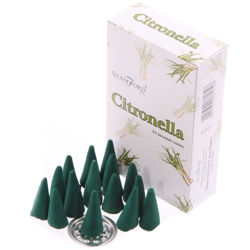 Coni di incenso alla citronella Stamford