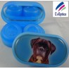 Estuche para remojar lentes de contacto Boxer Furry Friends