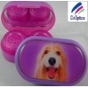 Custodia per lenti a contatto Collie Furry Friends