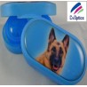 Étui de trempage pour lentilles de contact German Shepard Furry Friends