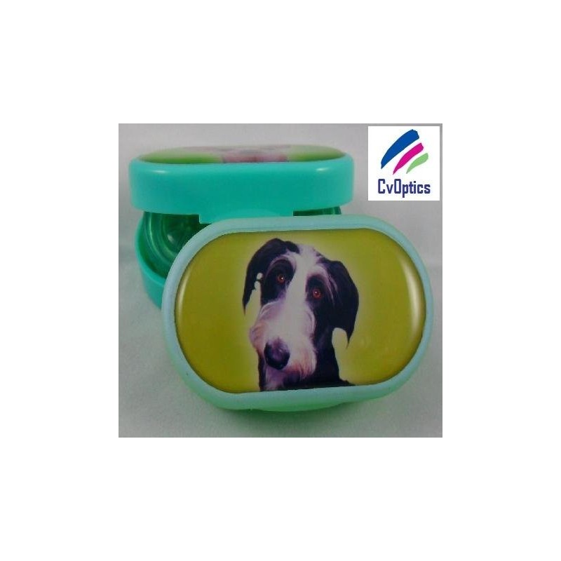 Custodia per lenti a contatto Lurcher Furry Friends