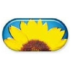 Custodia per lenti a contatto Sun Flower Summer Vibes