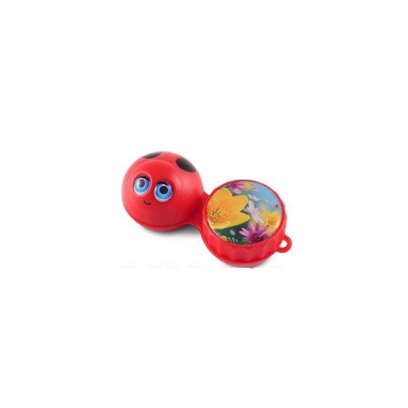 Custodia per conservazione delle lenti a contatto 3D Ladybird