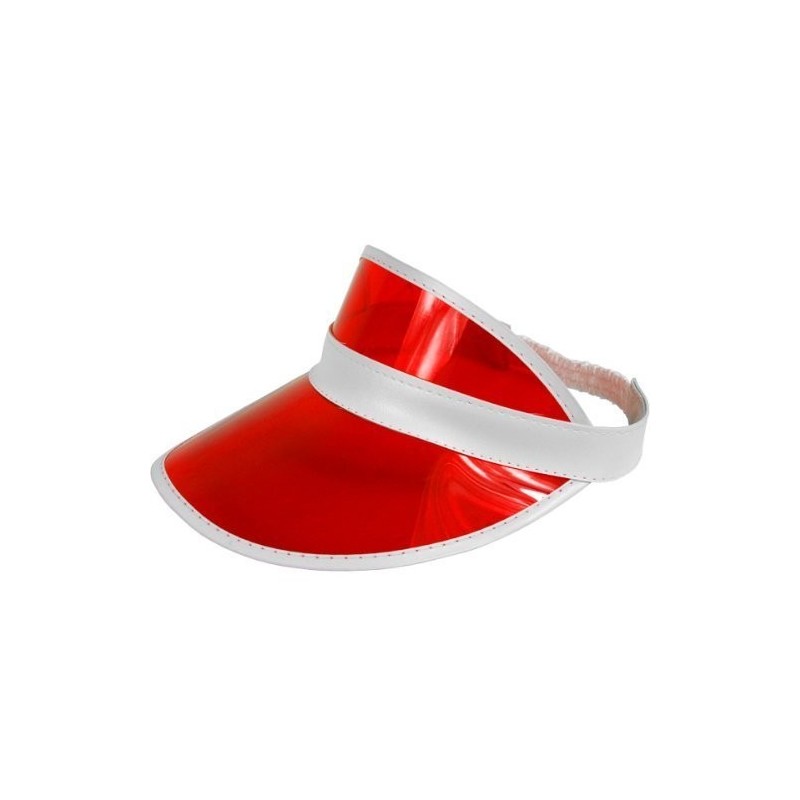 Mazziere di poker rosso / Cappello con visiera parasole