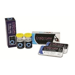 Lentilles de contact ColourVue Bleues UV Glow Crazy