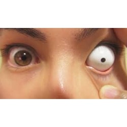 22 mm Snow Witch White Sclera Kontaktlinsen