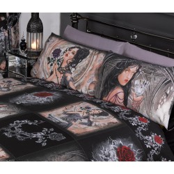 Housse de couette et taies d'oreiller assorties, super king size, Alchemy Story Of The Rose Gothic