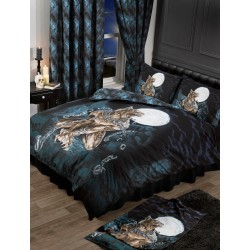 Copripiumino king size Alchemy Loups Garou dal design gotico e federe abbinate