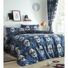 Funda para cortinas con diseño de píxel de calavera para auriculares de 66\" x 72\" y alzapaños a juego