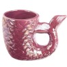 Enchanted Seas Tasse 3D rose violet irisé queue de sirène