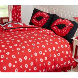 Taille unique officielle Betty Boop Picture Perfect Design Housse de couette et taie d'oreiller assortie