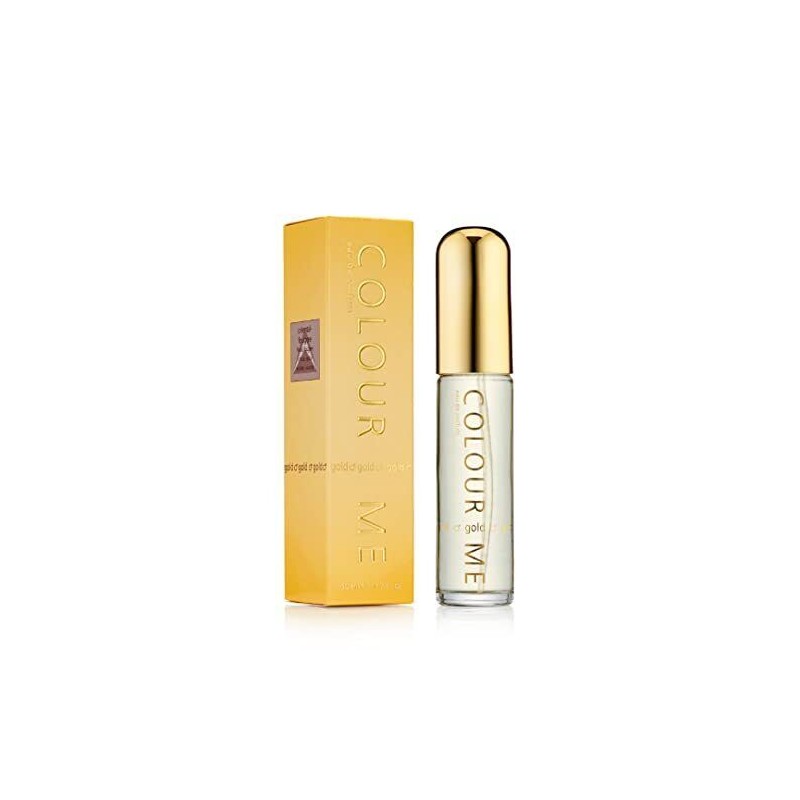 Milton Lloyd Mens Perfume - Color Me Gold Homme - 50ml EDT - Eau De Toilette