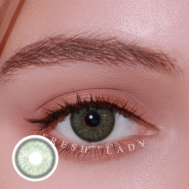 FreshLady Rococo Encounter Lentilles De Contact De Couleur Vert Pastel Annuelles